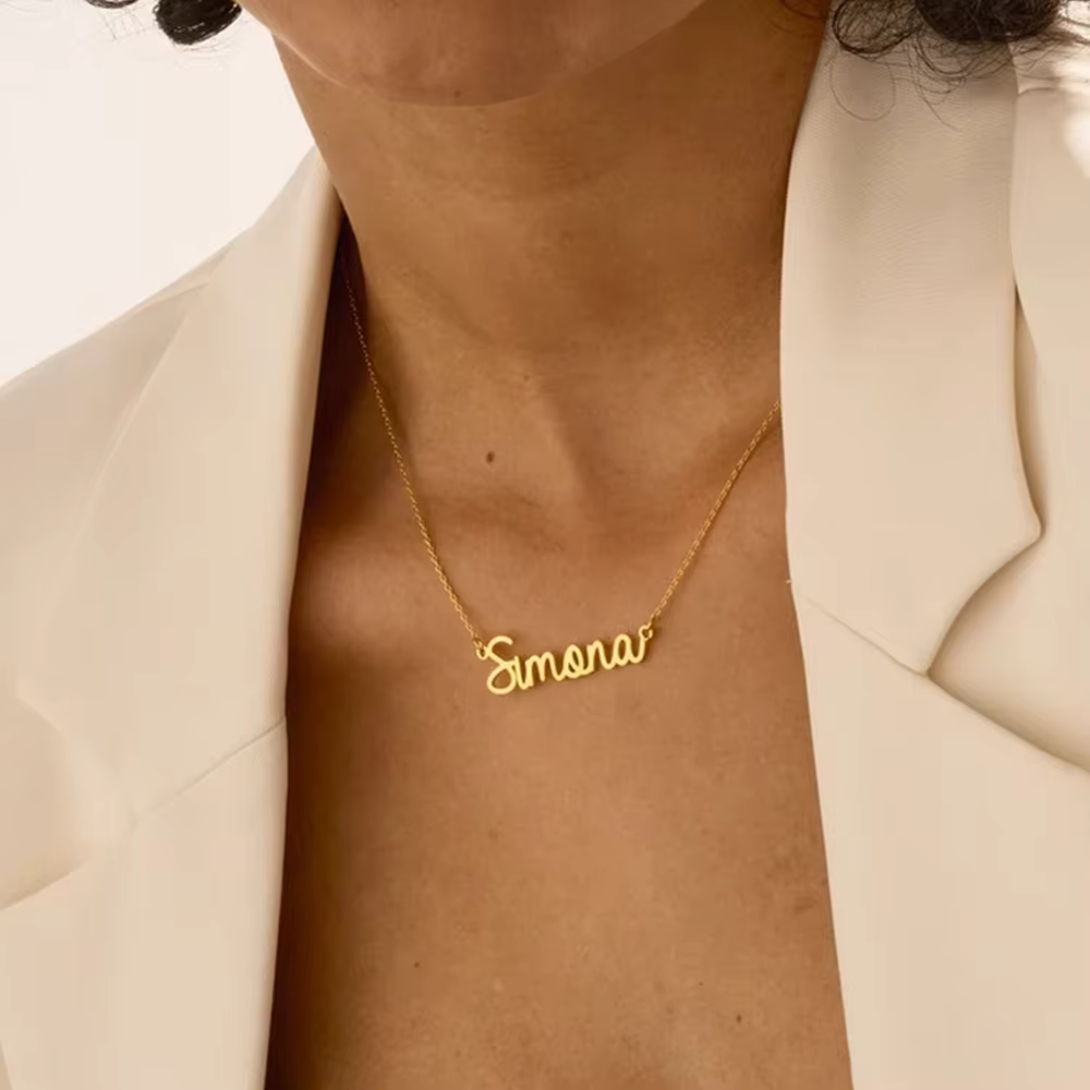 Script Name Necklace