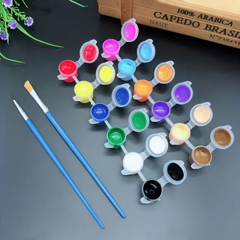 Mini Acrylic Paint Set – Lilvelle Chanukah party finds