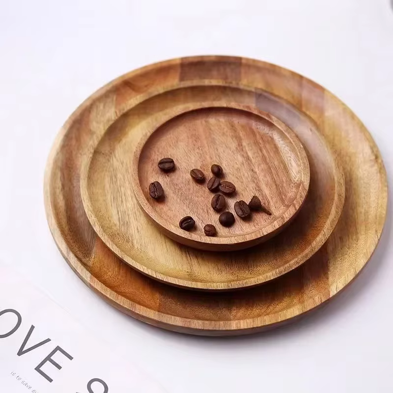Round Wood Serving Platter