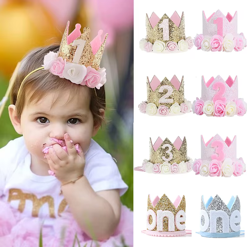 First Birthday Pink Crown Hat – Lilvelle birthday finds