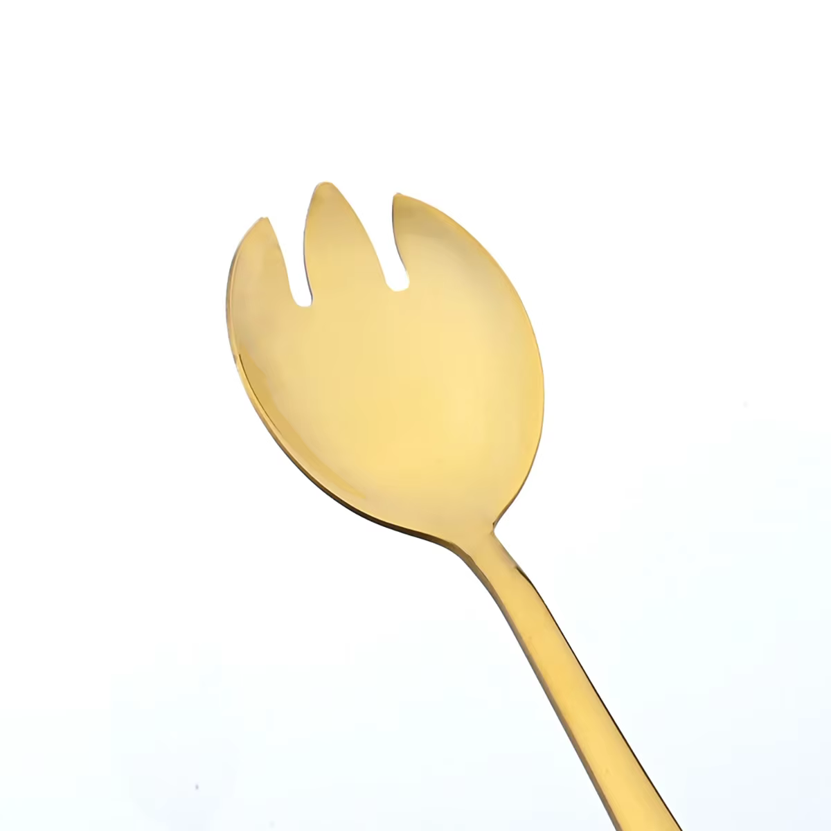 Gold salad servers