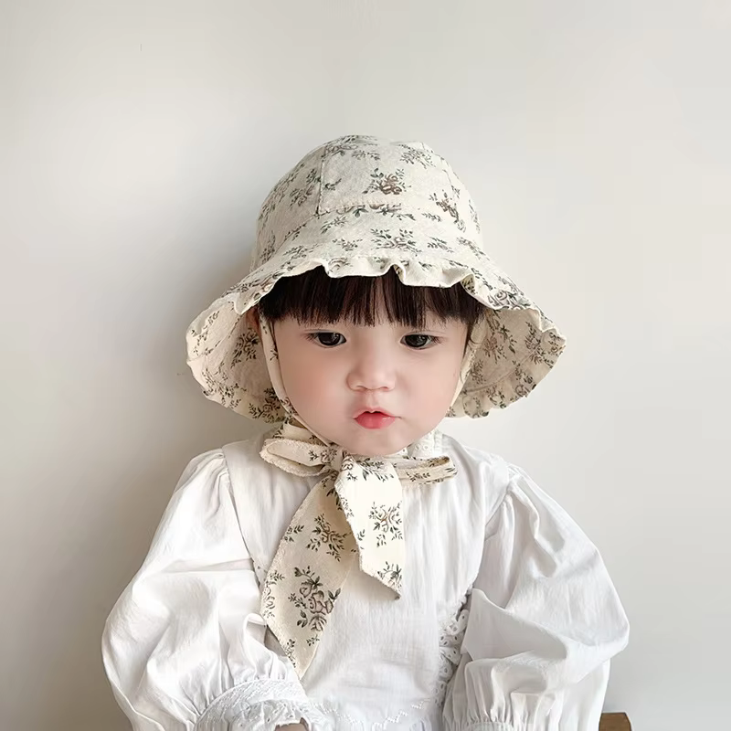Floral Brim Sun Hat