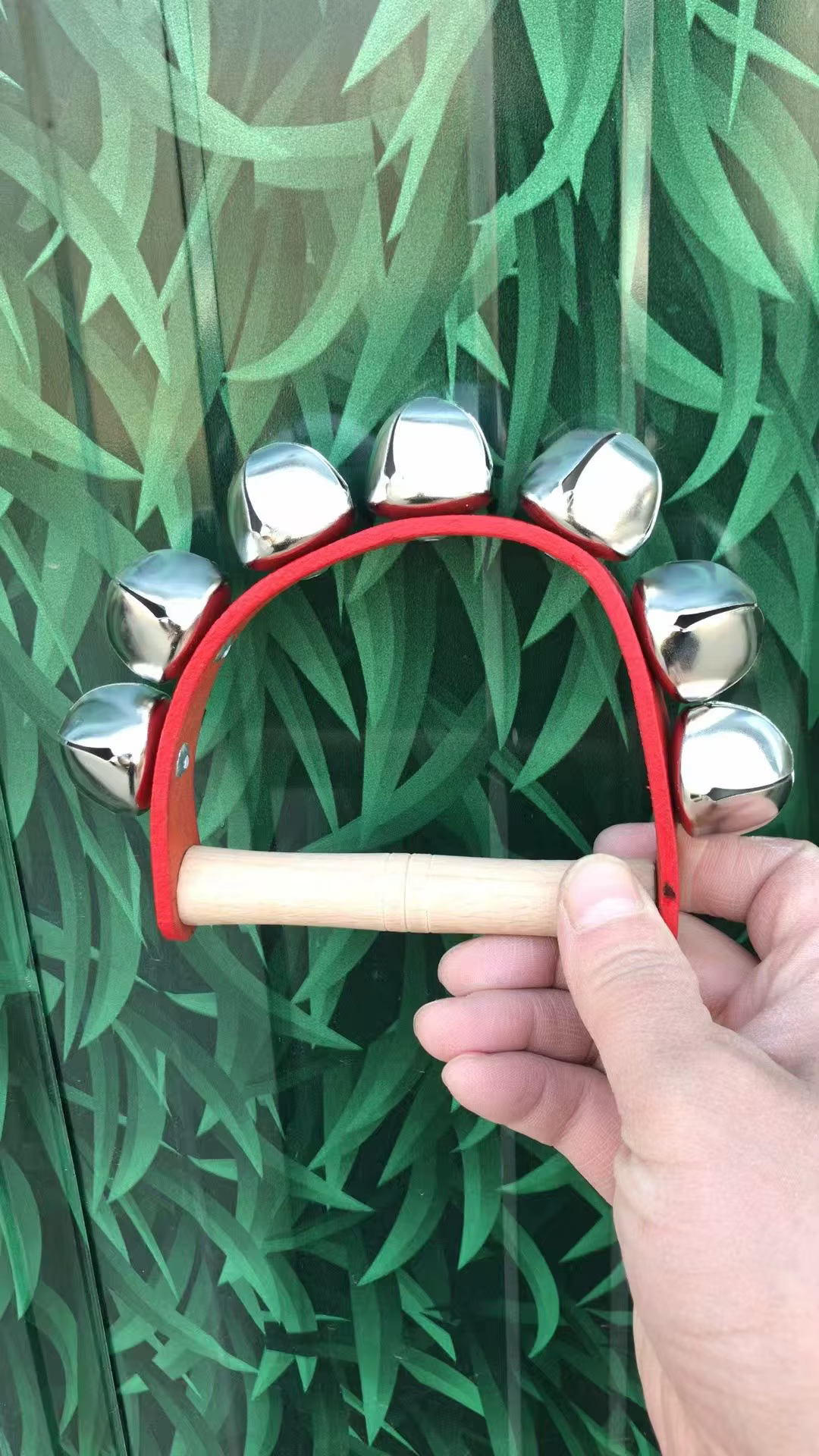 Wooden Hand Bells Set