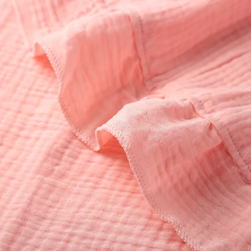 Ruffle Muslin Baby Blanket