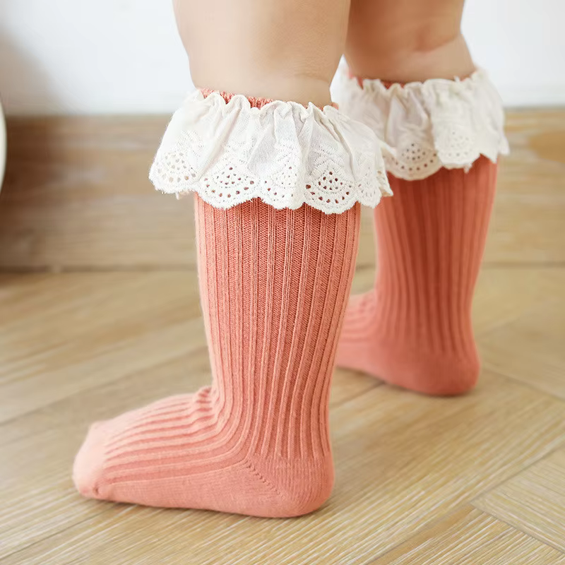 Lace Baby Knee Socks