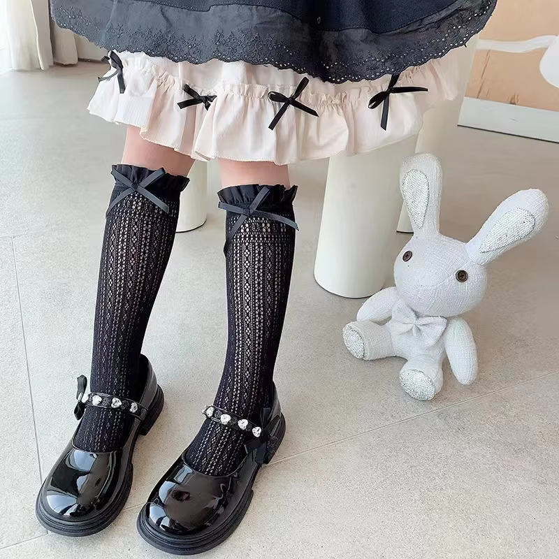 Jacquard Lace Long Socks