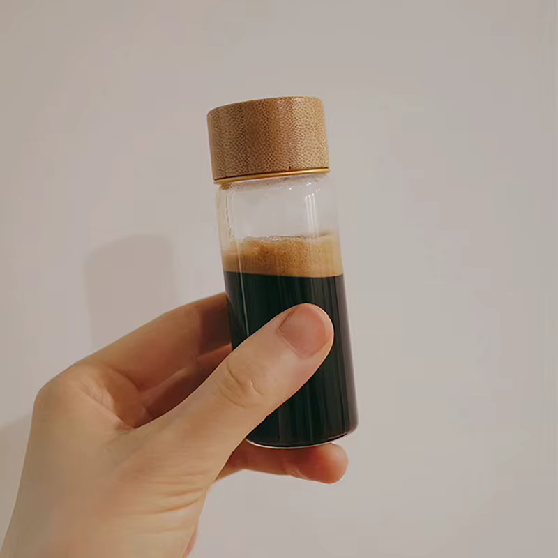 Mini Glass Milk Bottle