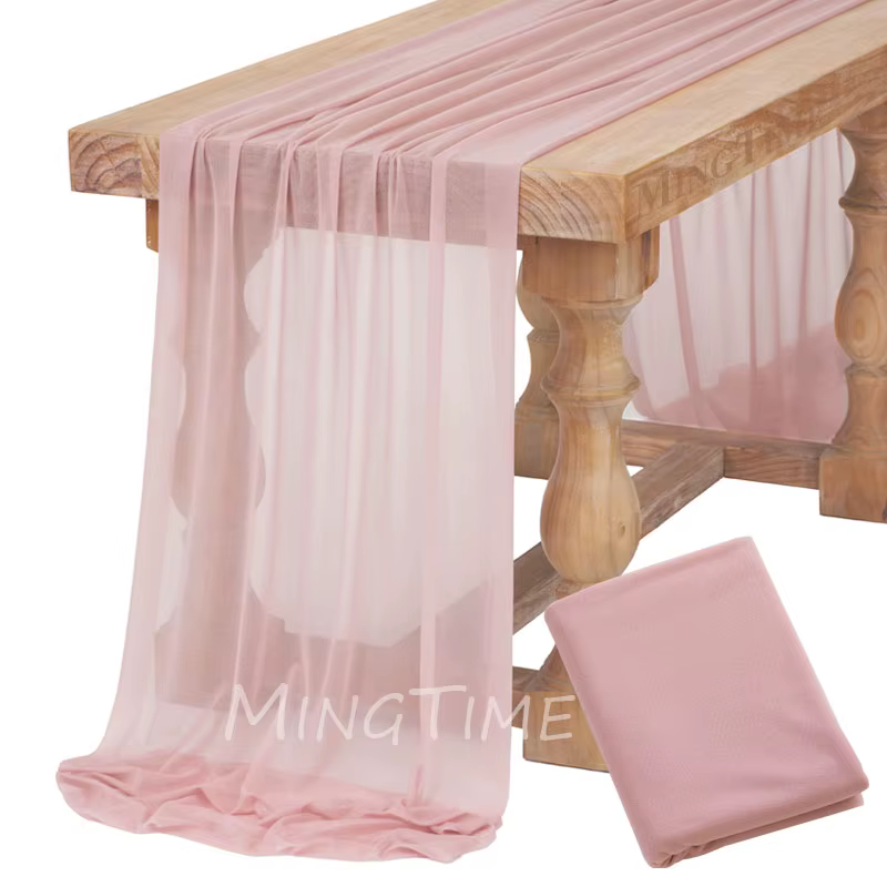 Blush Gauze Table Runner – Lilvelle For Mum find