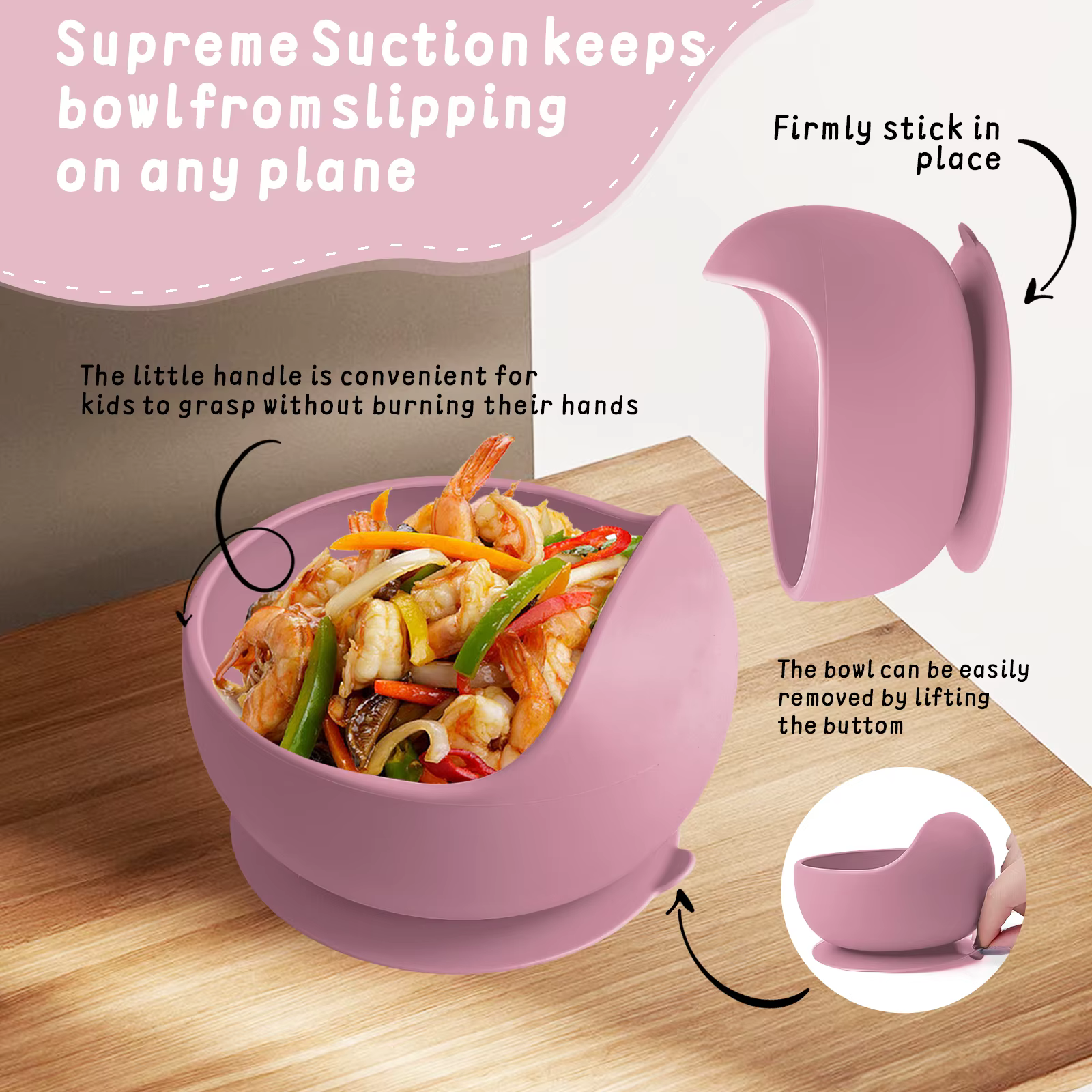 Silicone Suction Bowl Set