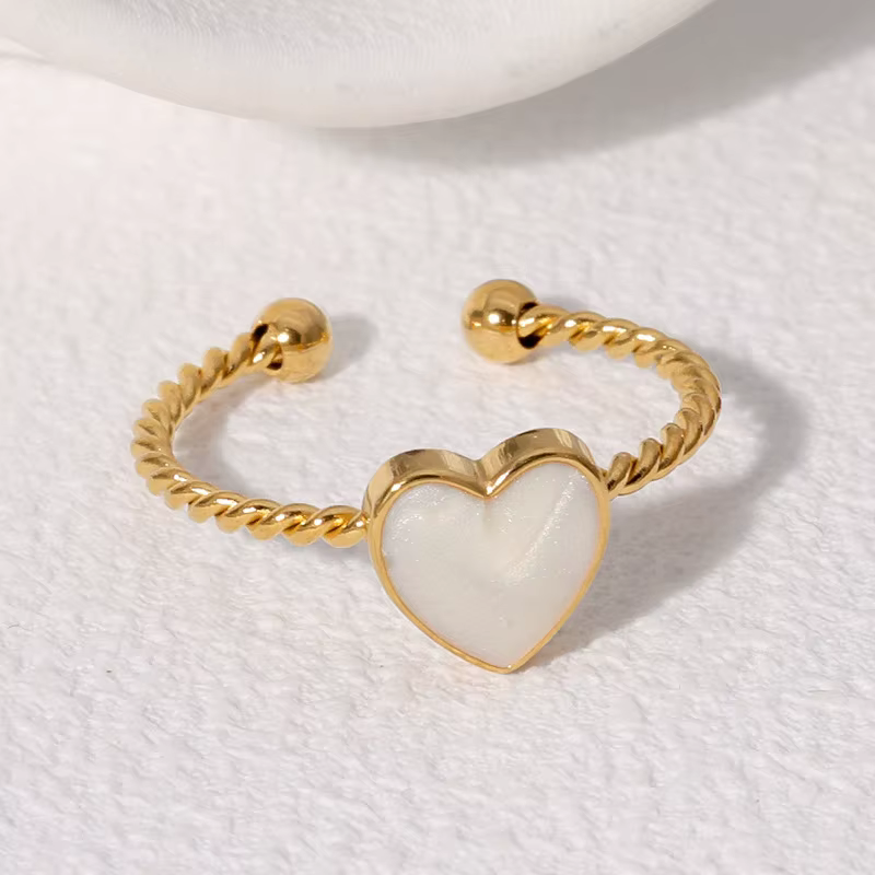 Adjustable Heart Ring