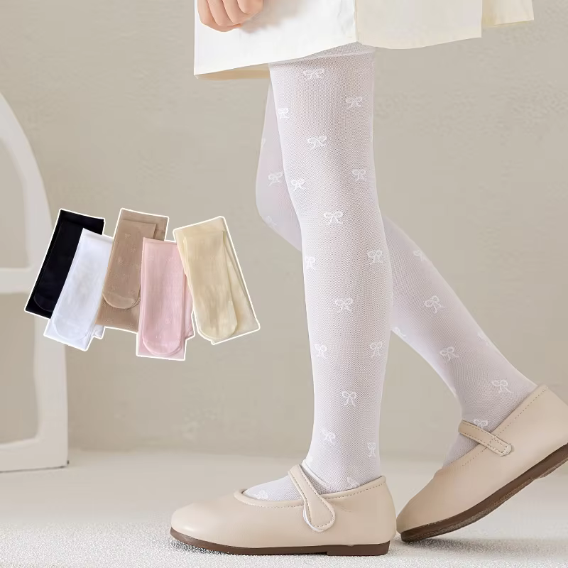 Bow Print Fine Tights – Lilvelle find