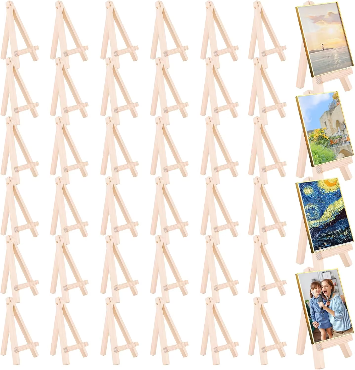 Mini Wood Display Easels – Lilvelle Chanukah party finds