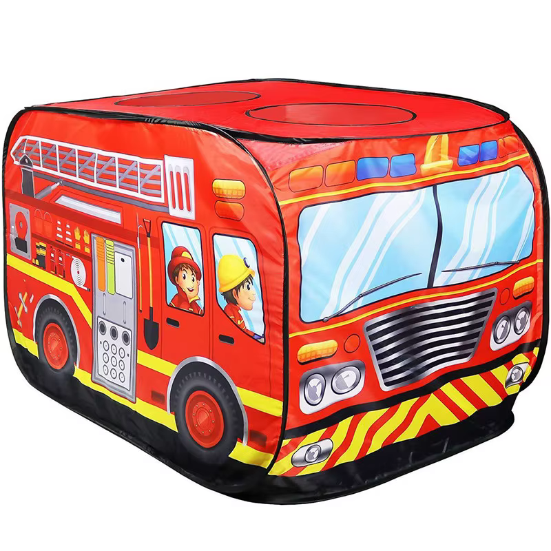Pop-Up Car Play Tent – Fire Engine