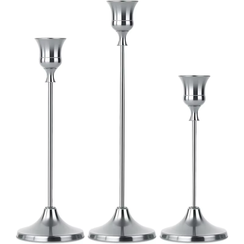 Silver Bell Candlestick Set – Lilvelle find
