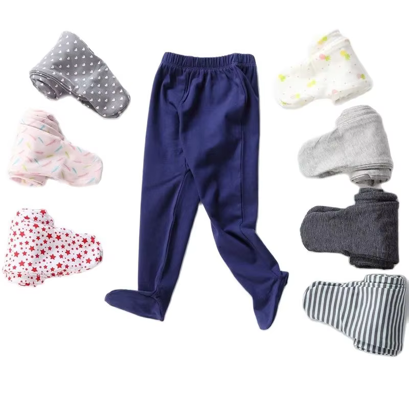 Cotton Baby Footed Leggings – Style 5 from Yibebe on AliExpress