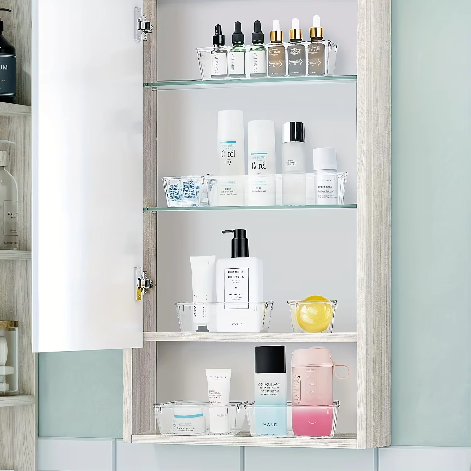 Clear Drawer Organisers
