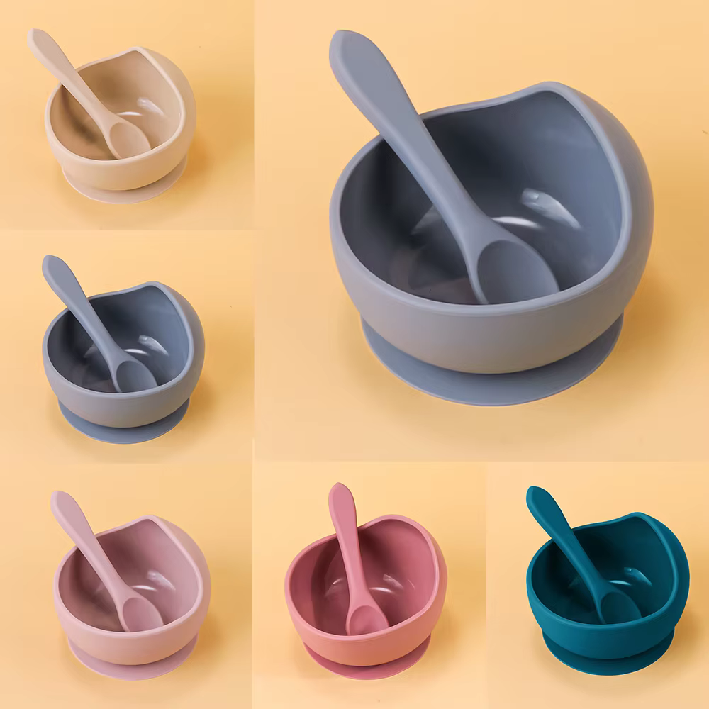 Silicone Suction Bowl Set