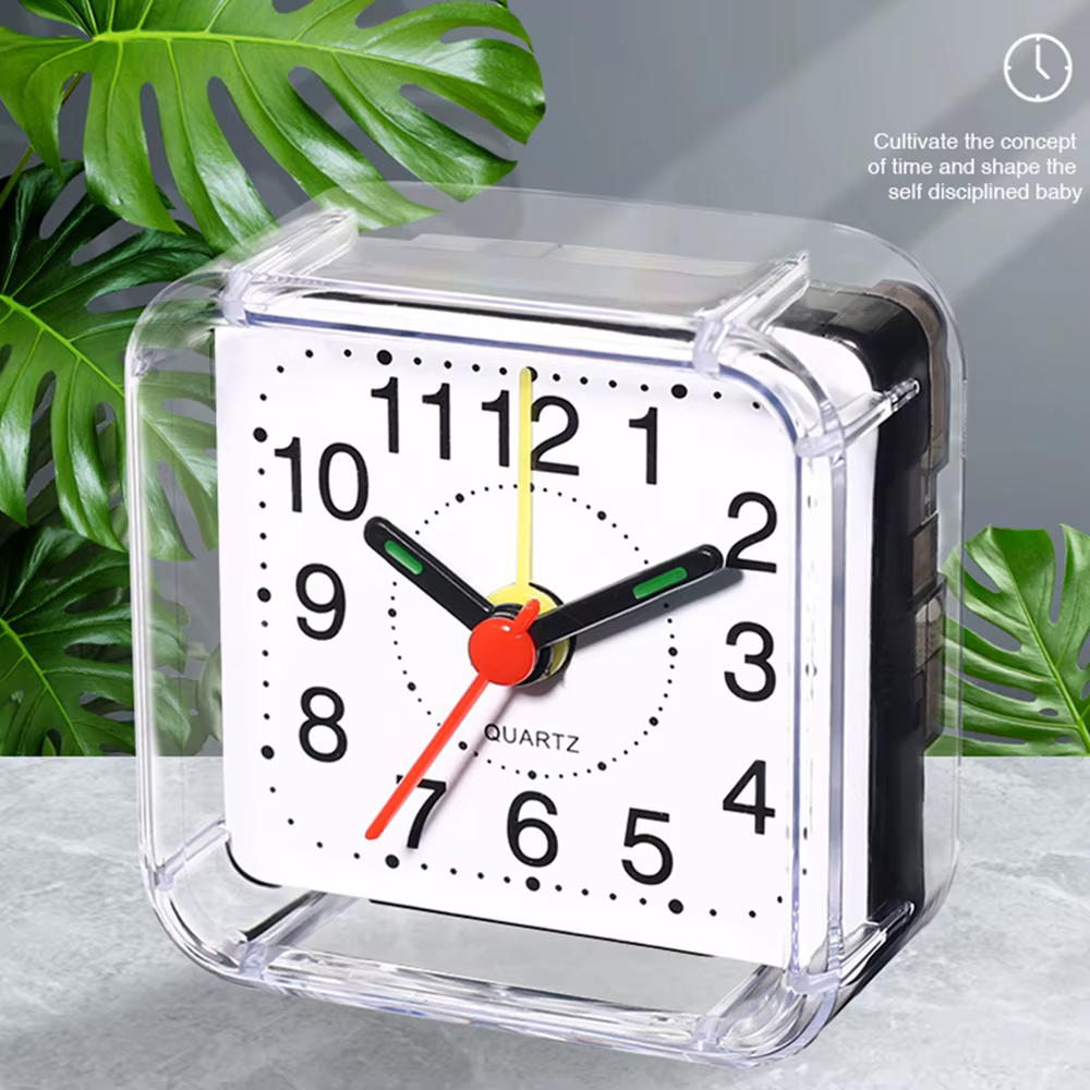 Square Acrylic Bedside Clock