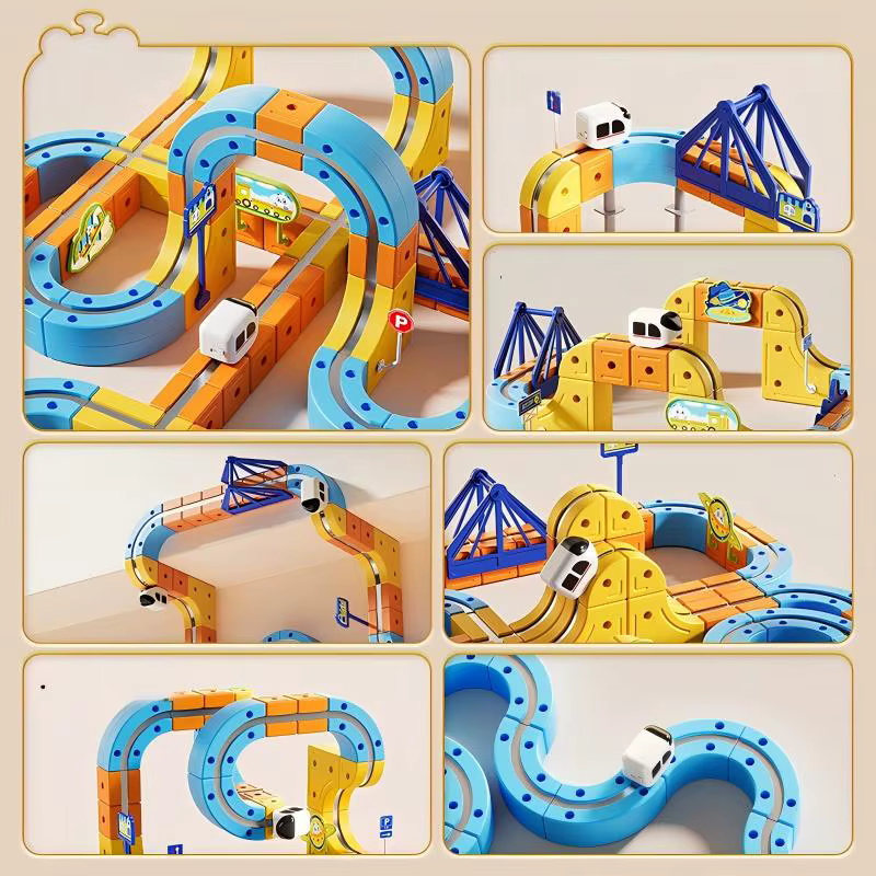 Magnetic Train Track Set – Mid-level set