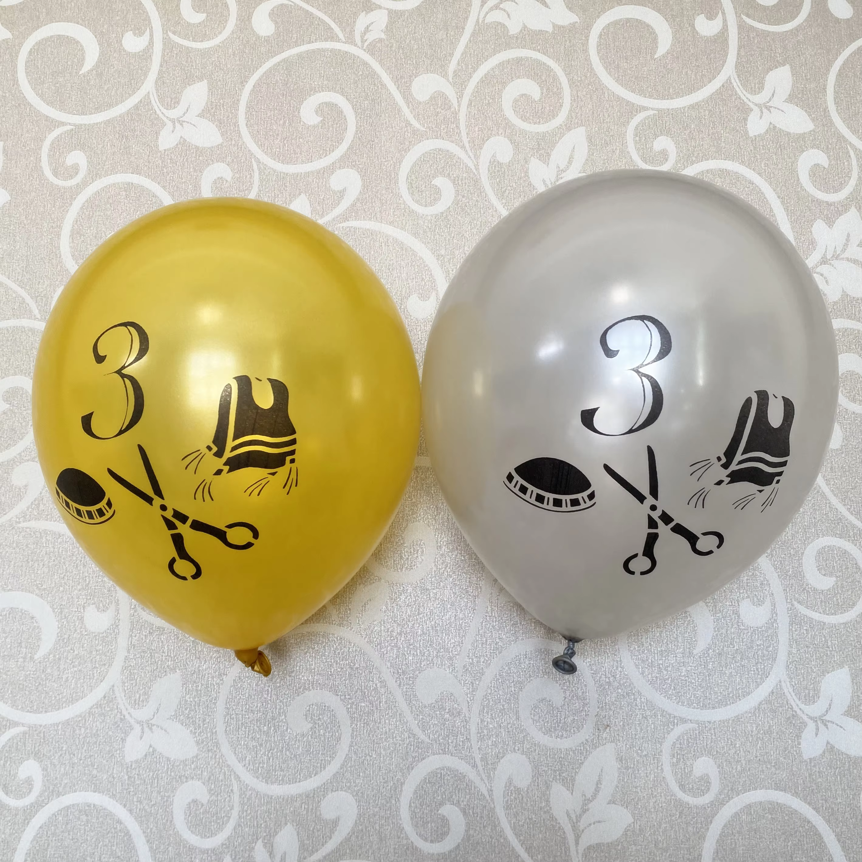 Scissors & Kippah Upsherin Balloons