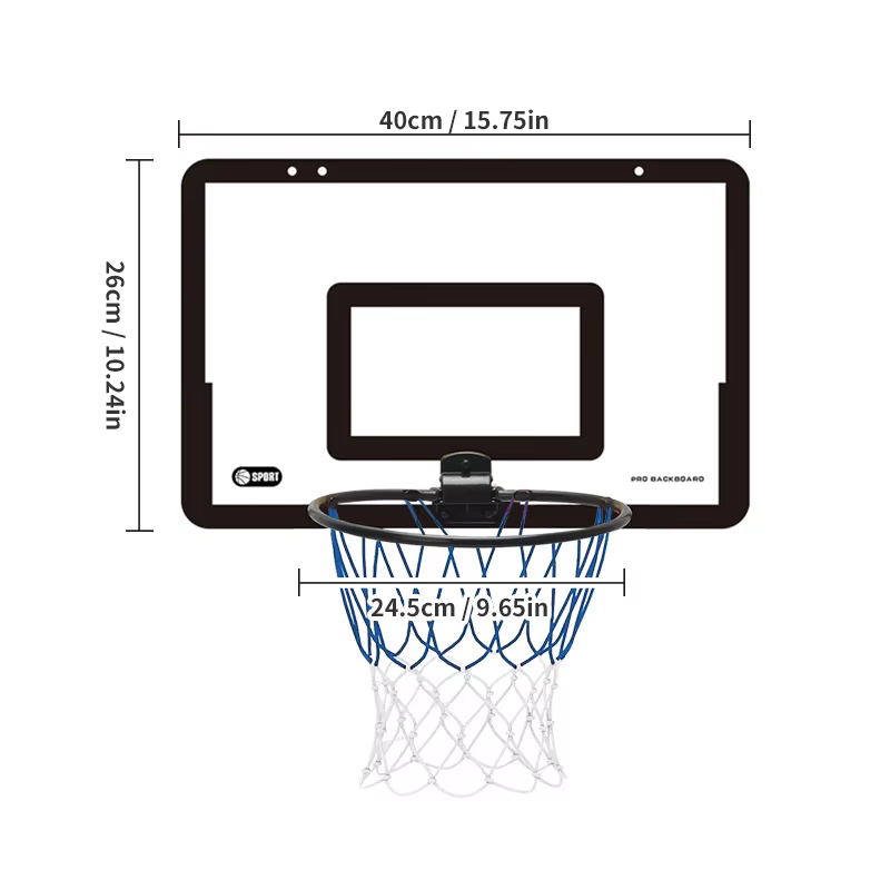 Indoor Basketball Set – Black