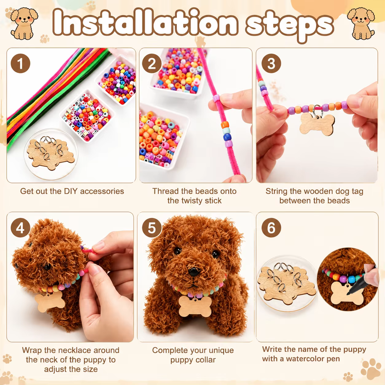 Adopt-a-Puppy Party Favour Set