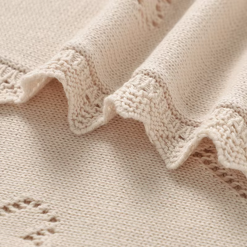 Knitted Cotton Baby Blanket
