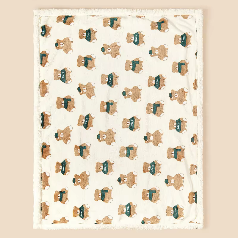 Warm Quilted Winter Baby Blanket