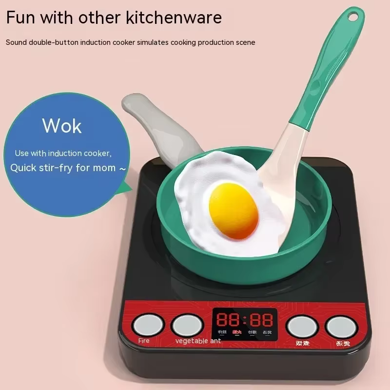 Play Kitchen Accessories Set (59 pcs) – Green