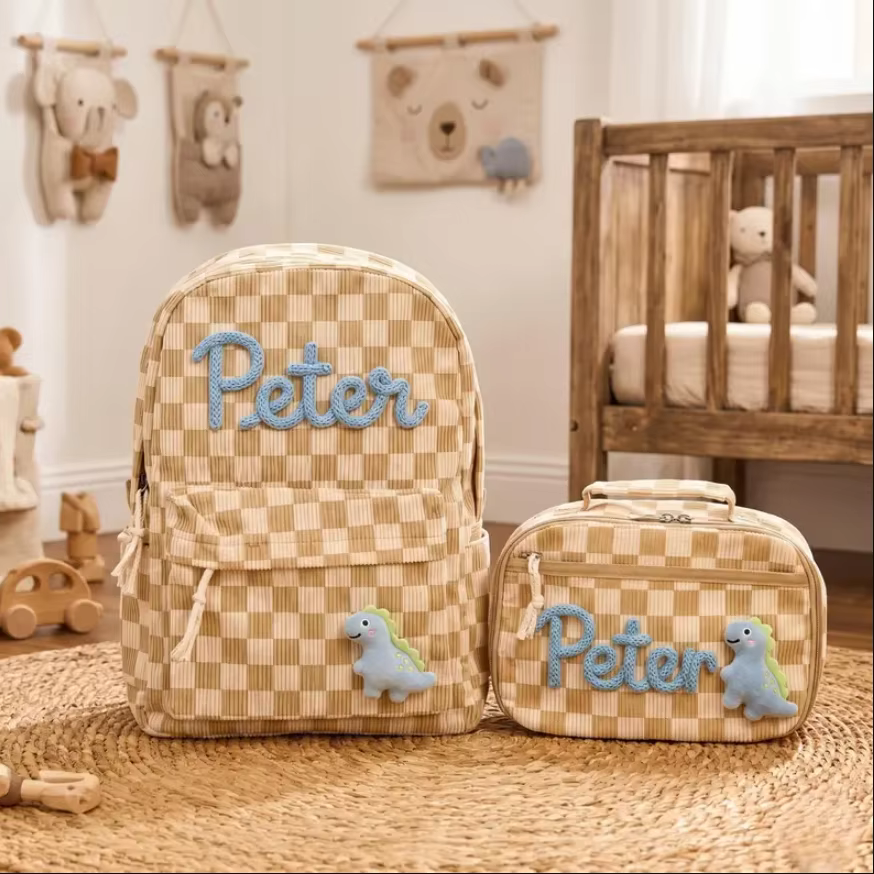 Personalised Backpack & Lunch Bag Set