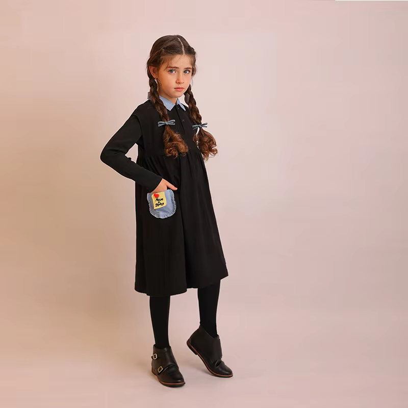 Black Pockets Collection – Baby Romper
