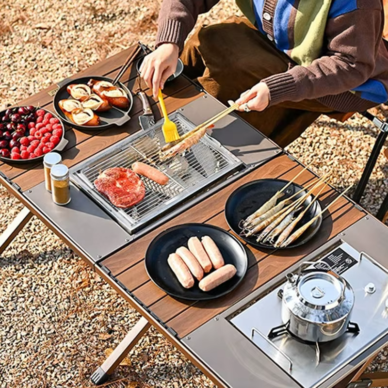 Folding Charcoal Camping Grill