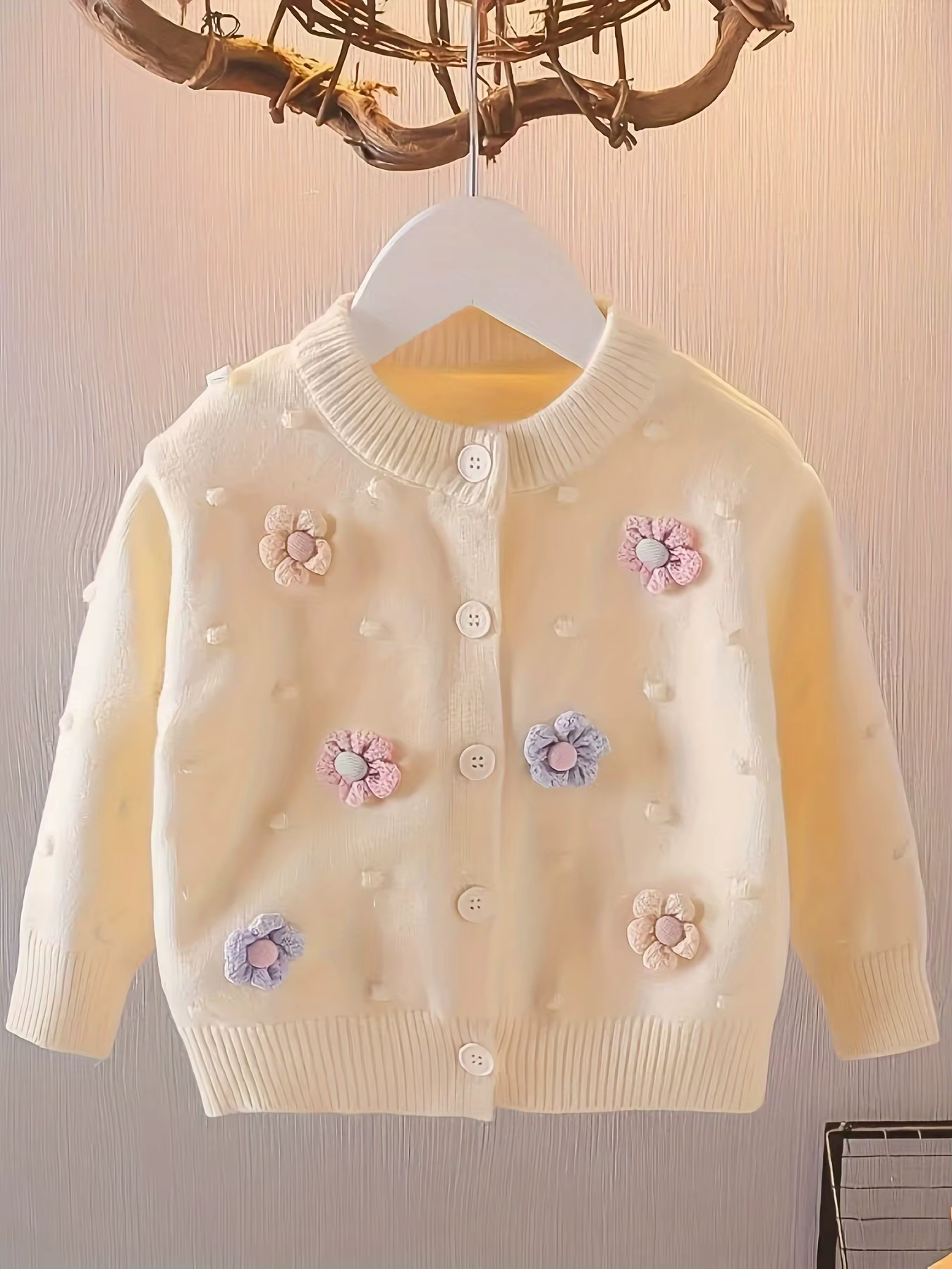 Embroidered Flower Cardigan – Lilvelle find