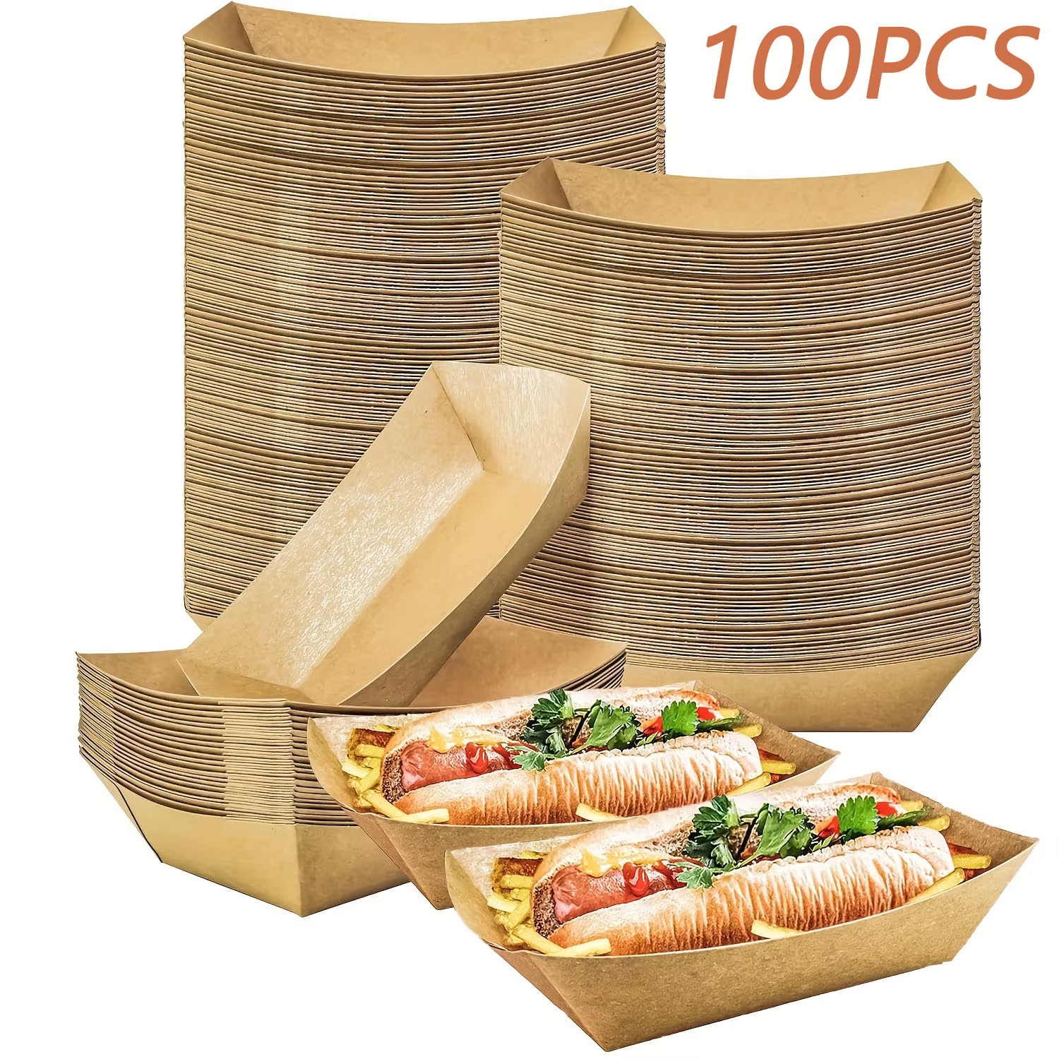 Kraft Paper Snack Trays – Lilvelle Chanukah party finds