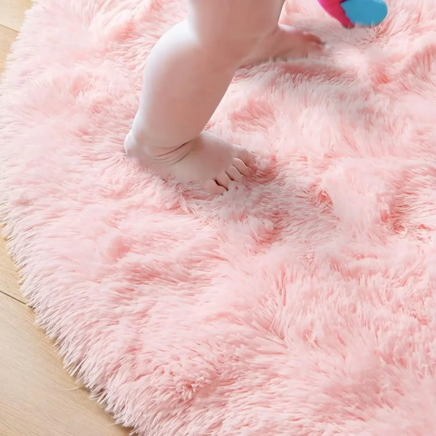 Cloud-Soft Round Fluffy Rug