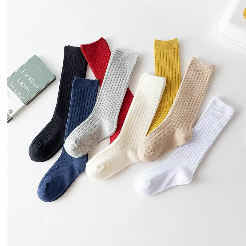 Fine Cotton Knee Socks