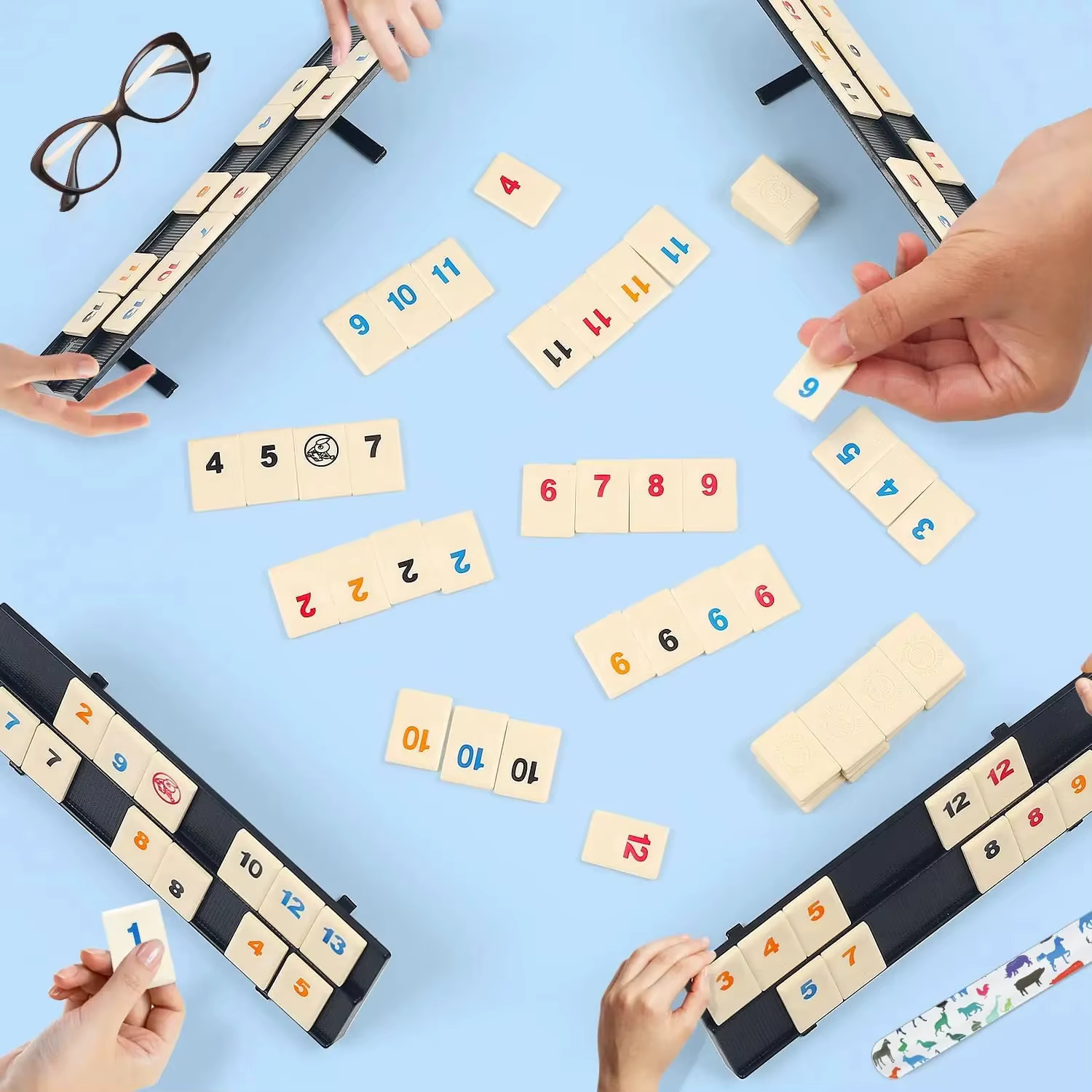 Rummy Tile Game (Rummikub-style)