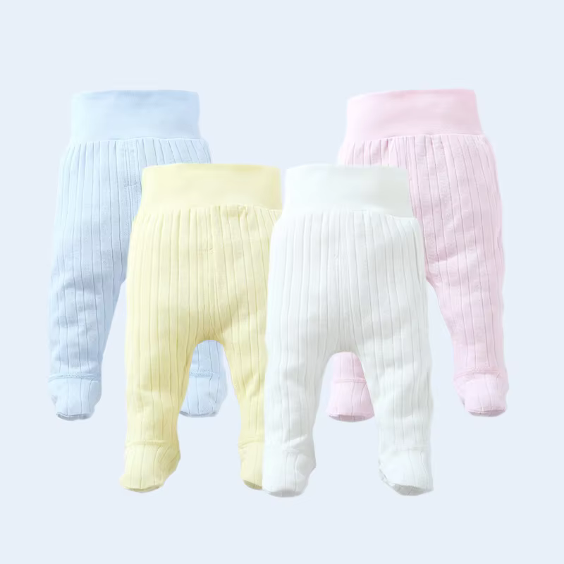 Cotton Baby Footed Leggings – Style 4 from Yibebe on AliExpress