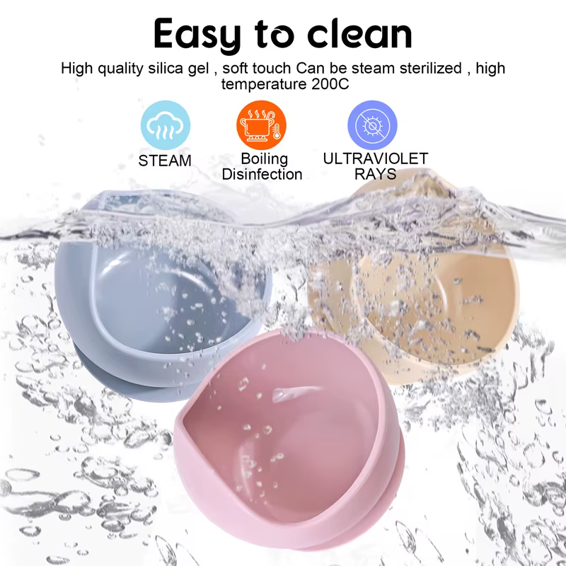 Silicone Suction Bowl Set