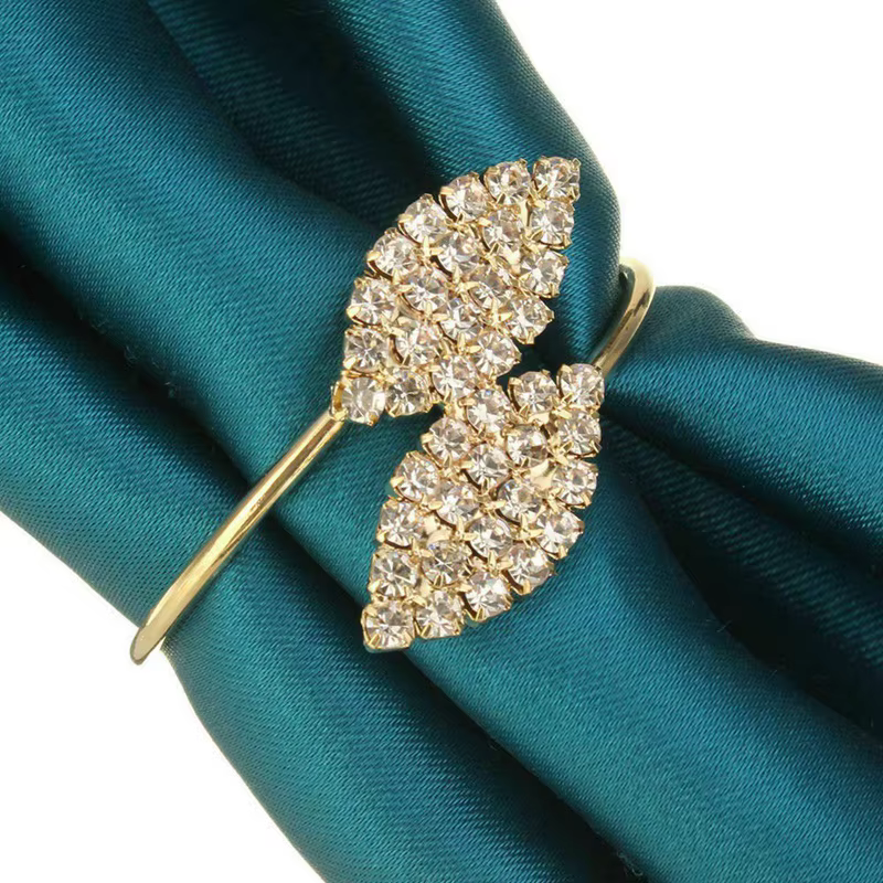 Gold Leaf Napkin Rings