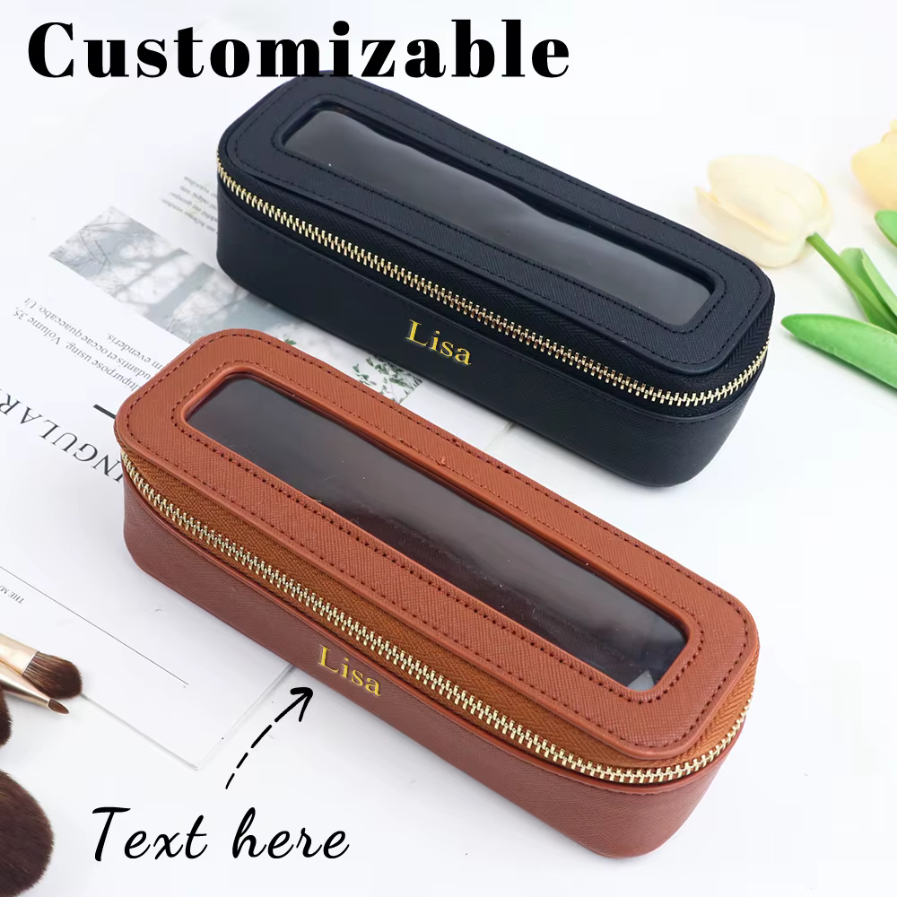 Personalised Clear Make-up Brush Bag – Lilvelle The Personalised Edit find