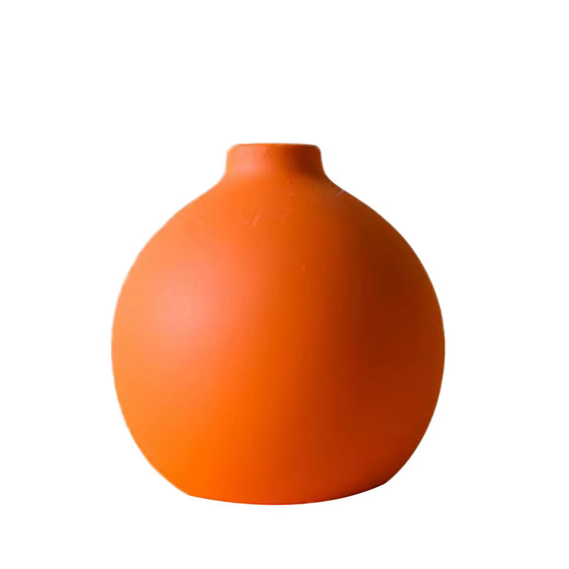 Matte Nordic Ceramic Bud Vases