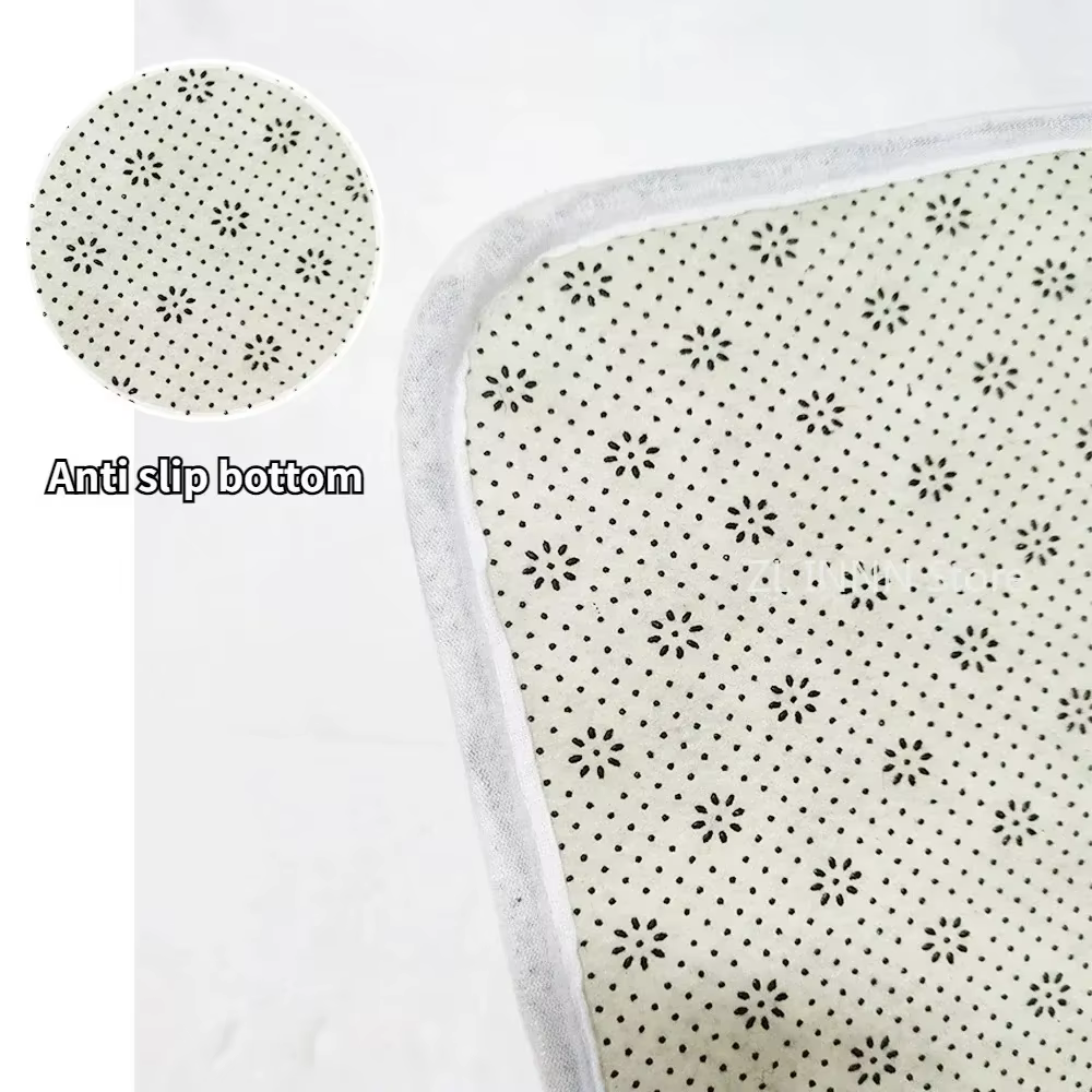 Cream Oval Cloud Rug