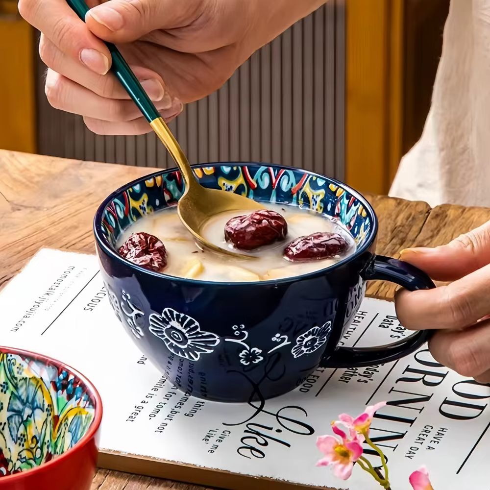 Bohemian Stoneware Tea Mug
