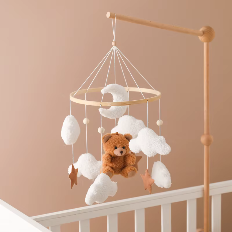 Felt Bear & Clouds Cot Mobile – Lilvelle Baby Corner find