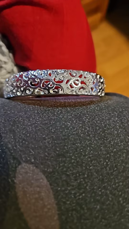 Silver Filigree Bangle