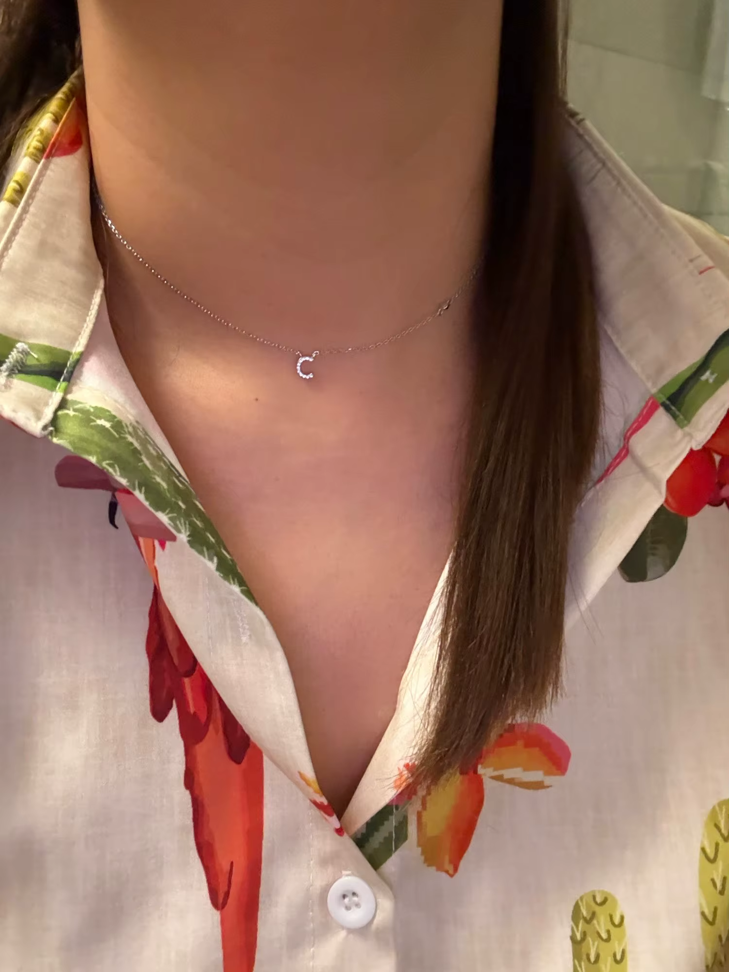 Gold Initial Necklace