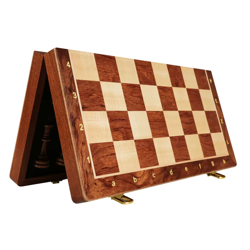 Wooden Folding Chess Set