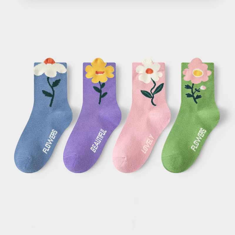 Flower Pattern Socks – Lilvelle find