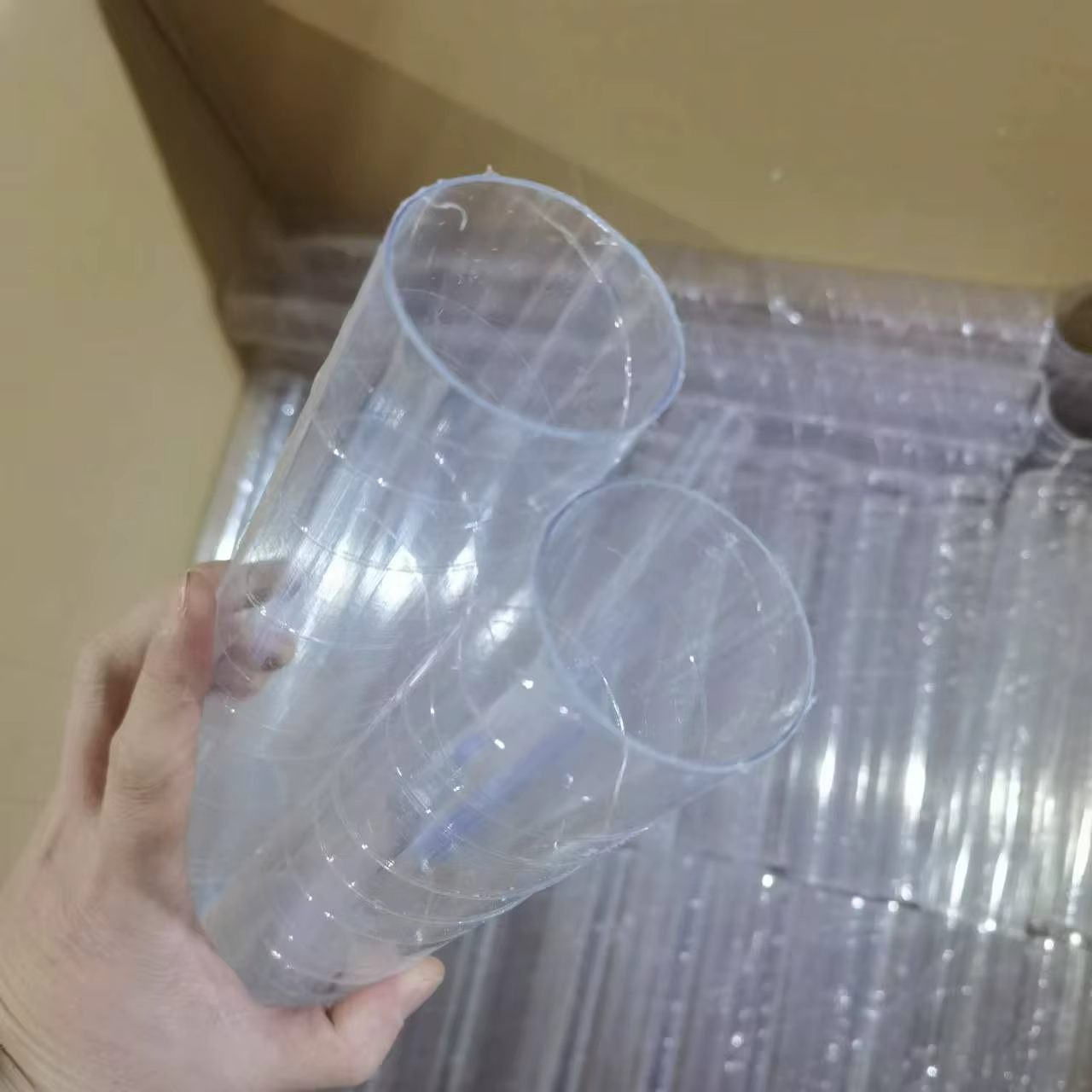 Glass Hurricane Candle Cylinder